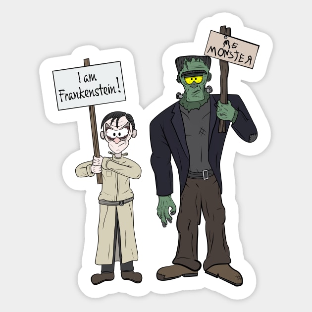 The Real Frankenstein Sticker by NGM